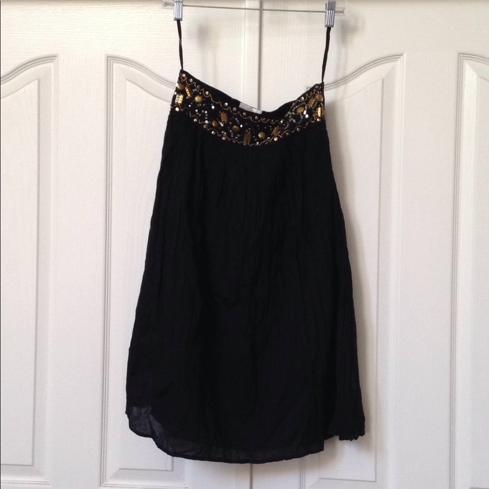 FINAL MARKDOWN Women's Raiment Fashions Beaded & Sequin skirt sml